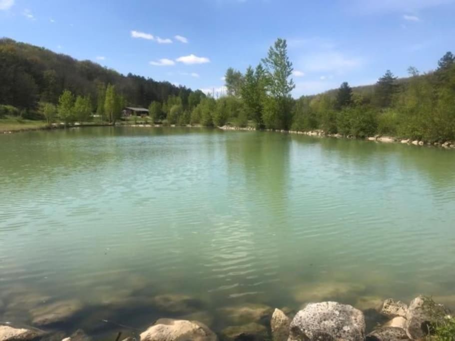 Chalet Au Milieu De La Foret Avec Lac A Proximite Layrac Exterior foto